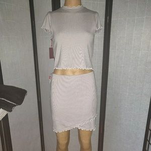 Two piece skirt w/ top